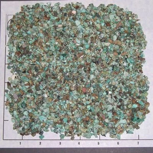 TURQUOISE Chips Natural 8mm and smaller, rough 1/2 lb bulk - Picture 1 of 2