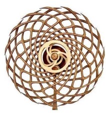 Handmade Wooden Windmill Garden Patio Decoration Kinetic Sculpture Whirling New