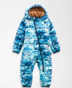 The North Face Acoustic Blue Snow Baby ThermoBall™ One-Piece, 3-6 Months - Picture 1 of 2
