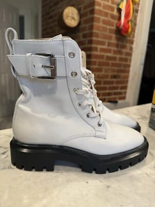 Stuart Weitzman Ultra Damen-Kampf- & Schnürstiefel aus Kunstleder zum Überziehen Größe 5 B - Bild 1 von 5