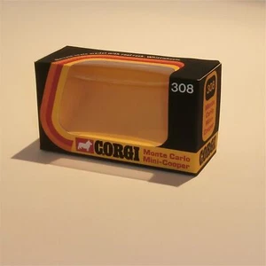 Corgi Toys 308 Mini Cooper Monte Carlo #117 Whizzwheels Repro Box - Picture 1 of 8