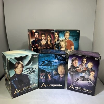 Andromeda - Seasons 1-5 (DVD, Complete Series) Gene Roddenberry W/Slipcovers #ML - Image 1 of 4
