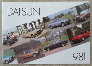 Datsun Range Brochure 1981 - 280C 280ZX Laurel Bluebird Violet Sunny Cherry - Picture 1 of 7
