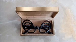 Fabulous Bejewelled Vintage 50's Cats Eye Glasses Frames w/ Christian Dior Case - Picture 1 of 11