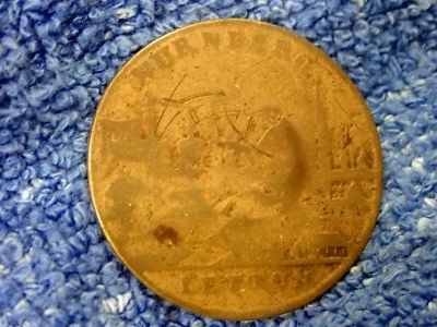 NUREMBURG GERMAN JETON BY WOLF  LAUER  1612-32 WITH COUNTER-MARK "D"! - Image 1 of 4