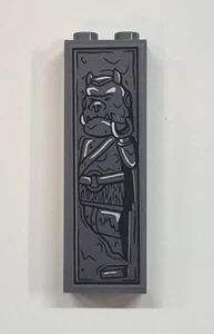 LEGO STAR WARS GAMORREAN in CARBONITE BRICK STICKER USED FROM 75312 2454pb232 - Picture 1 of 2