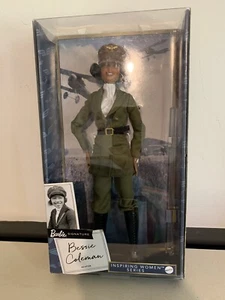 Barbie BESSIE COLEMAN 12” Signature Aviator Doll Inspiring Women Series NEW - Picture 1 of 5