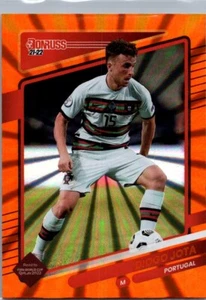 2021-22 Panini Donruss Road to Qatar Orange Laser #120 Diogo Jota Liverpool - Picture 1 of 2