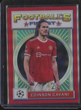 2021-22 Topps Finest Flashbacks UCL UEFA EDINSON CAVANI #56 Red Refractor /5 KD1