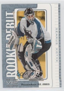 2003-04 ITG VIP Rookie Debut /39 Seamus Kotyk #64 Rookie RC