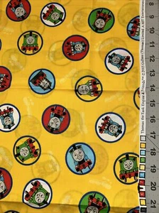 Thomas The Tank Engine 28” By 44” Cotton Fabric - New - Picture 1 of 3