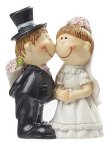 Hochzeitspaar X  - ca. 6 cm -  CREApop®  von HobbyFun (3870347) - Bild 1 von 1