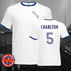 Leeds Jack Charlton Football Ringer Retro T-Shirt Euros Gift