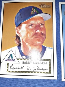 2001 Topps Heritage #305 Randy Johnson Arizona Diamondbacks MVP HOF MLB - Bild 1 von 1