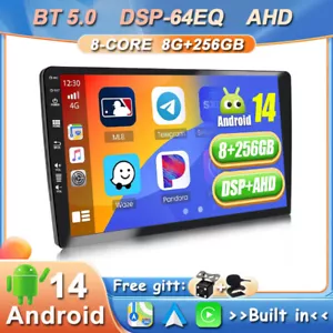 8GB+256GB Car Stereo GPS Radio Navi Car Play Apple CarPlay & Android Auto 9" IPS - Bild 1 von 16