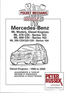 1998-2006 Mercedes Benz ML270/280/320/400 (CDI) Series 163 Repair Manual 80323 - Picture 1 of 1