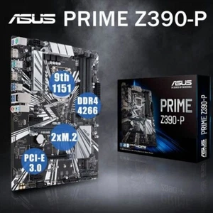 NEW ASUS Prime Z390-P LGA1151 (Intel 8th /9th Gen) ATX Motherboard w/retail box - Afbeelding 1 van 7