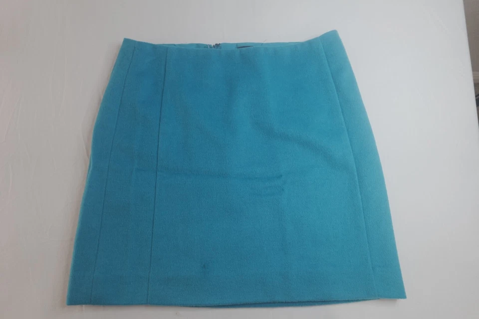 The Limited Vintage Wool Aqua Blue Size 2 XS Mini Skirt Fall Workwear - Image 1 of 4