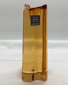 Marc Aurel Nachtmann Lead Crystal Candle holder~Manhattan ~6”~Rust~NIB - Picture 1 of 8