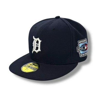 Detroit Tigers New Era 59Fifty 2006 World Series Fitted Hat Size 7 1/8 • NEW - Image 1 of 4