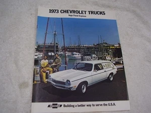 1973 CHEVROLET VEGA PANEL TRUCK BROCHURE ORIGINAL FREE POSTAGE - Picture 1 of 3