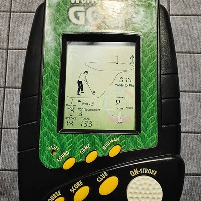 World Class Golf - Portable Handheld Electronic Game - Radica - Tested, WORKS - Image 1 of 3