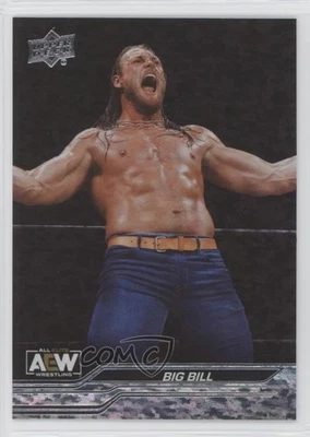 2024 Upper Deck AEW All Elite Wrestling Speckled Rainbow Foil Big Bill Rookie RC - Image 1 of 2