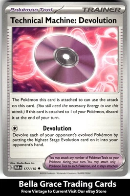 Technical Machine: Devolution #177/182 SV04: Paradox Rift Pokemon Uncommon - Image 1 of 2