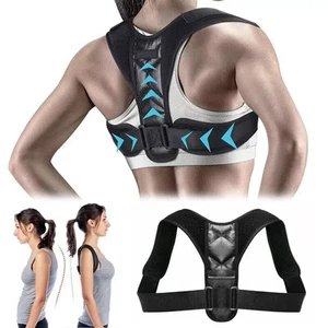 TUTORE SCHIENA CORRETTORE POSTURALE BUSTO SPALLE UNISEX FASCIA POSTURA CORRETTA - Foto 1 di 7