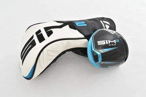 TaylorMade SIM2 MAX 9.0 1W 460cc Driver Head Only RH Right Hand w/ Headcover HC - Picture 1 of 12