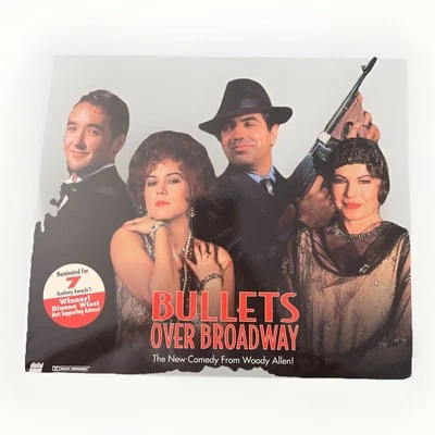 1994 Bullets Over Broadway Laserdisc W/ John Cusack - NOS - Imagem 1 de 4