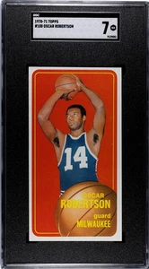 1970-71 Topps - Oscar Robertson #100 - Set Break No PSA SGC 7 Looks Perfect NM - Picture 1 of 3