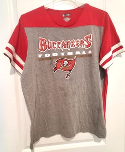 NFL Team Apparel Tampa Bay Buccaneers Football Men’s XL Gray T Shirt - Picture 1 of 5