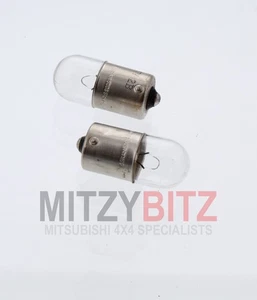 Rear Number Plate Light Bulb X2 for Mitsubishi Delica L300 P03W 2.0 - Picture 1 of 5