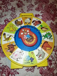 Juguete de sonido de cuerda de tracción Mattel SEE N' SAY "THE FARMER SAYS" 1983 de colección *FUNCIONA nota - Imagen 1 de 14