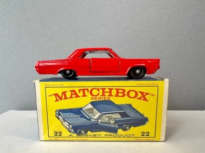 Matchbox Regular Wheels # 22 PONTIAC COUPE - Image 1 of 4