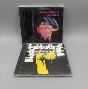 Black Sabbath Ozzy Osbourne CDs Paranoid & Vol 4 w Original Artwork Inserts - Imagen 1 de 7