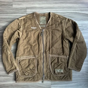 Liberaiders Quilted Military Jacket Olive Size Large Rare Japan 760041903 - Picture 1 of 15