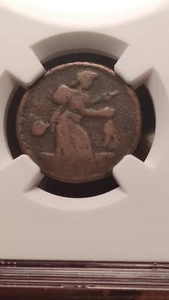 Mexico 1/8 Real Pazcuaro NGC VG Details Env. Damage  Very Scarce Piece      1664 - Picture 1 of 4