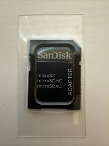 SANDISK Micro SD Card Adapter (MicroSD / MicroSDHC / MicroSDXC) - Picture 1 of 2