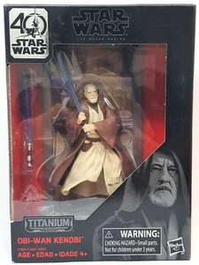 40th Anniversary OBI-WAN KENOBI #02 Star Wars Black Titanium Series - Picture 1 of 6