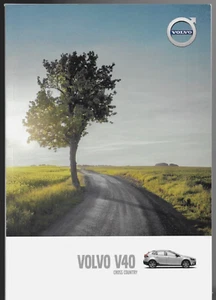 Volvo V40 Cross Country 2015-16 UK Market Sales Brochure SE Lux Nav - Picture 1 of 2