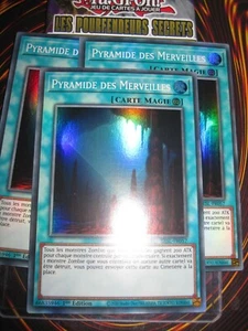 YU-GI-OH! PLAYSET (LOT DE 3) SR PYRAMIDE DES MERVEILLE SESL-FR057 NEUF EDITION 1 - Picture 1 of 1