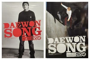 DVS 2006 skateboard Daewon Song 2 sided promo poster Flawless NEW old stock - Picture 1 of 3