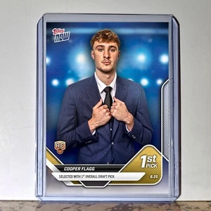Cooper Flagg Rookie Draft Night 2025 Topps NBA #D1 Card Dallas Mavericks PreSale - Picture 1 of 1