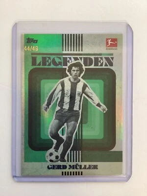 TOPPS LOTHAR MATTHAUS PLATINUM 2023-2024 GERD MULLER  PARALLEL 44/49 - Image 1 of 2