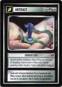 Star Trek CCG Croden's Key Near-Mint/NM Rare – The Dominion 1998 - Picture 1 of 1