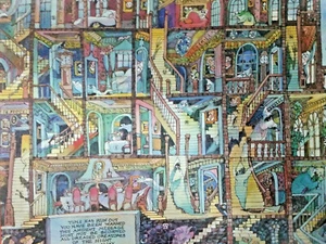 Cryptic Maze-Puzzle w/in a Puzzle-Great American #611-1992-Ghostly mansion - Picture 1 of 6