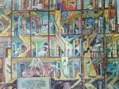 Cryptic Maze-Puzzle w/in a Puzzle-Great American #611-1992-Ghostly mansion - Image 1 of 4