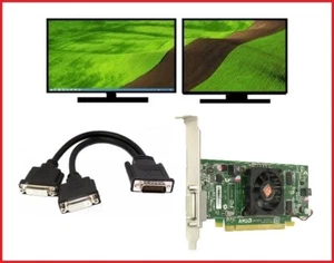 Dell Optiplex TOWER GX620 320 330 360 380 390 740 745 755 Dual DVI Video Card - Picture 1 of 3